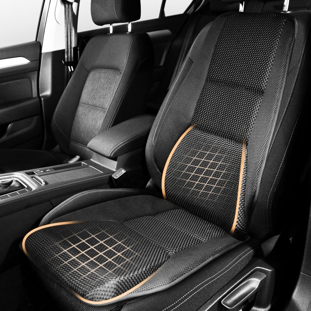LARROUS Car Seat Cushion - Memory Foam Car Seat Pad with Breathable Mesh, Rel...