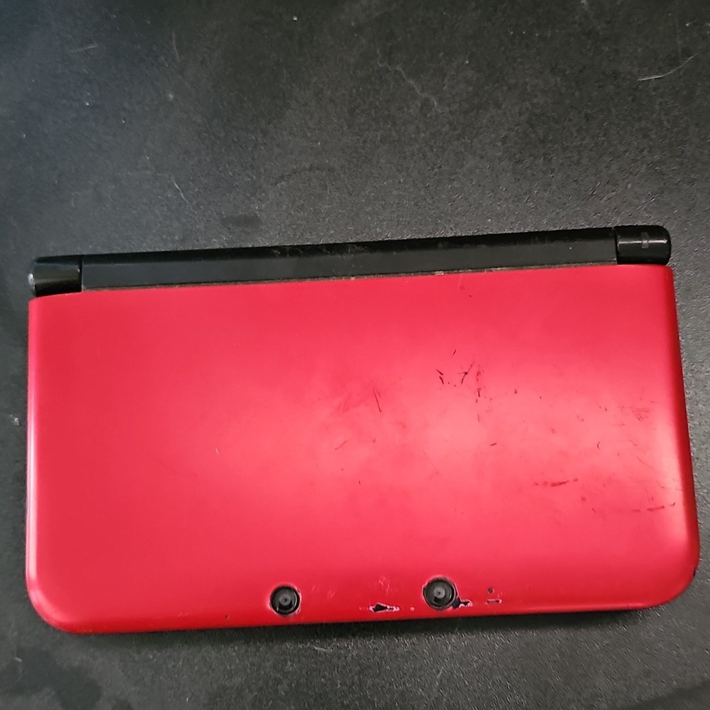 Nintendo 3DS XL SPR-001 Red/Black Handheld System Wi-Fi 4GB Region Free 2012