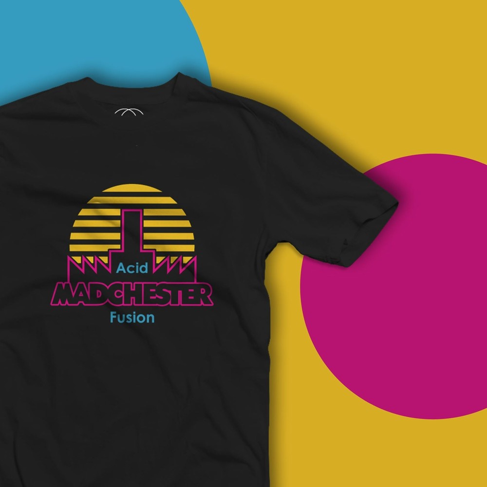 Acid Madchester Fusion T-Shirt - House Music Techno Rave-image