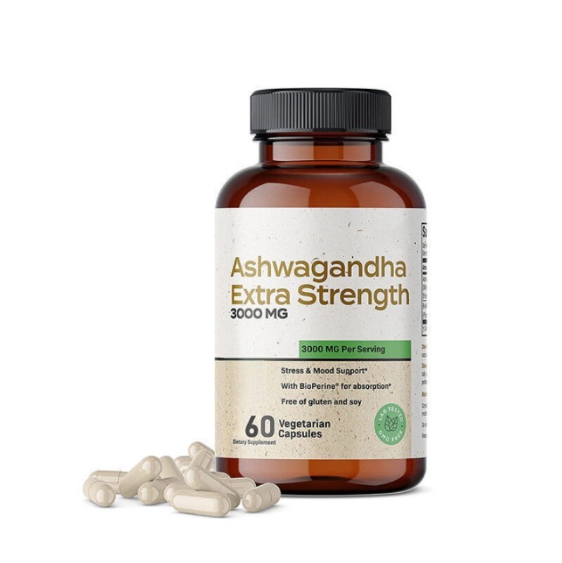 VHP Futurebiotics Ashwagandha Extra Strength 3000mg 60 Capsules Stress & Mood