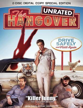 The Hangover (DVD, 2009, 2-Disc Set, Special Edition Rated/Unrated)