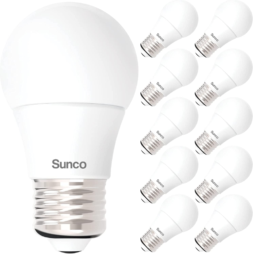 10 Pack A15 LED Bulb Dimmable Refrigerator Appliance Bulbs 8W Equivalent 60W 400