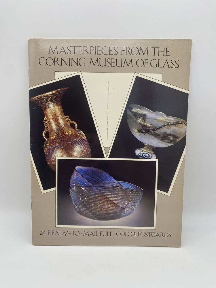Masterpieces From The Corning Museum Of Glass 24 Picture Postcard Book