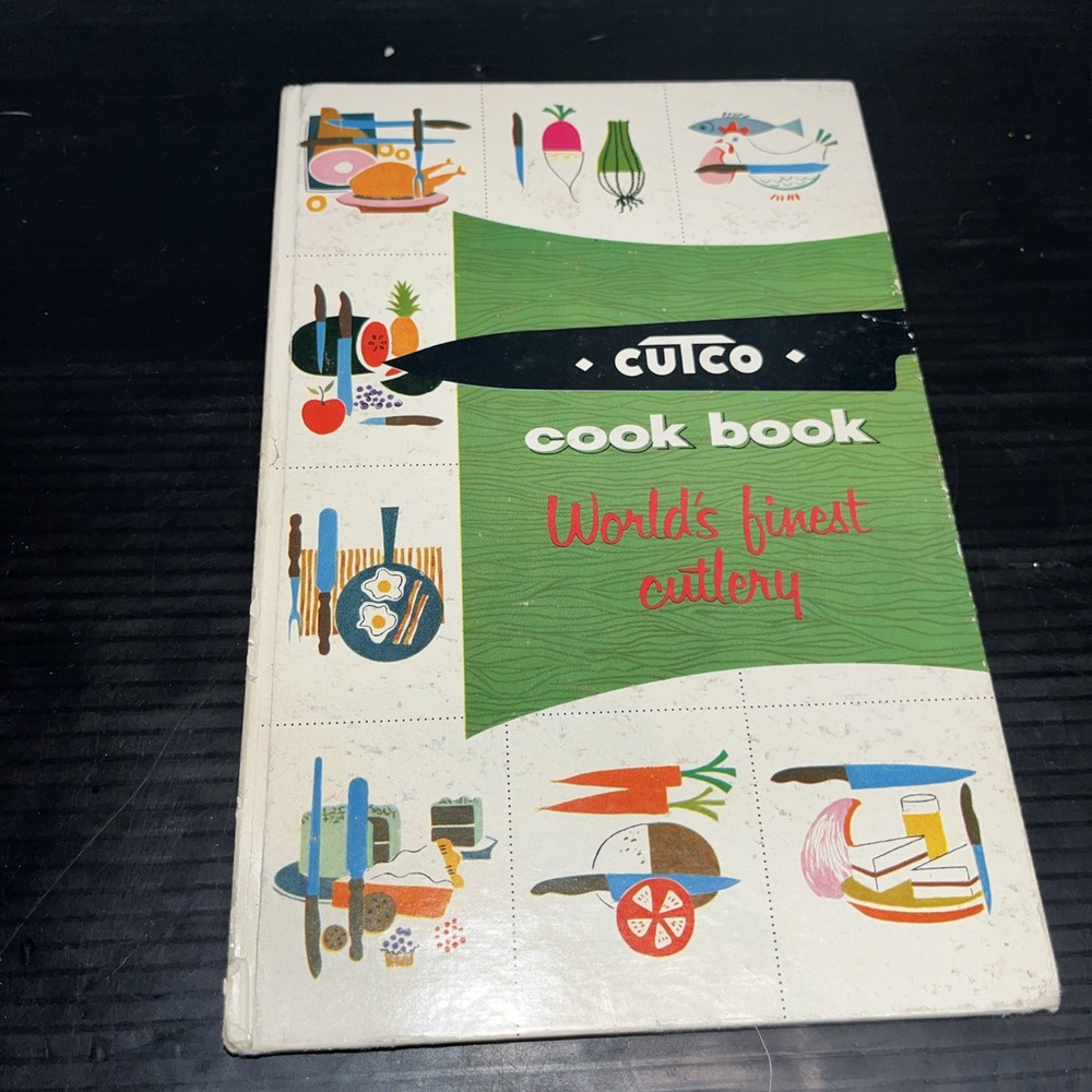 Cutco Cook Book World's Finest Cutlery 1956 Hardcover Vintage! Food Recipes VG