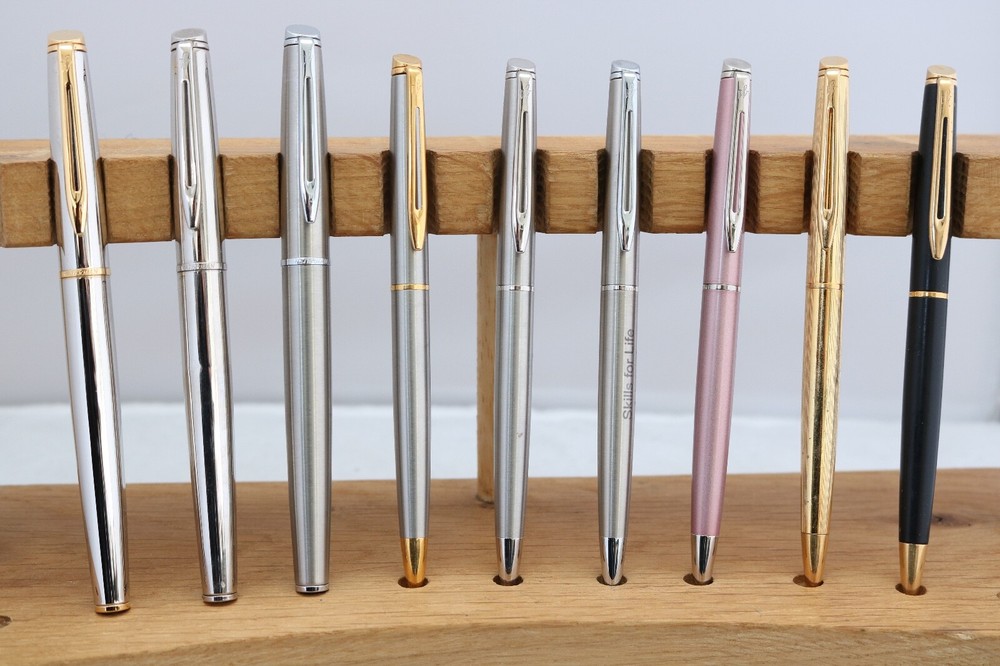 Vintage Waterman Hemisphere Fountain & Ballpoint Pens, 20 Items, UK Seller