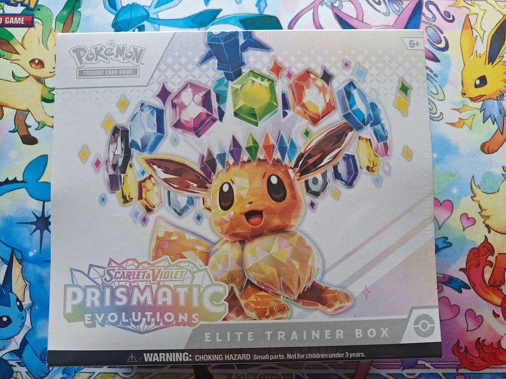 Pokemon TCG Scarlet and Violet Prismatic Evolutions Elite Trainer Box ETB