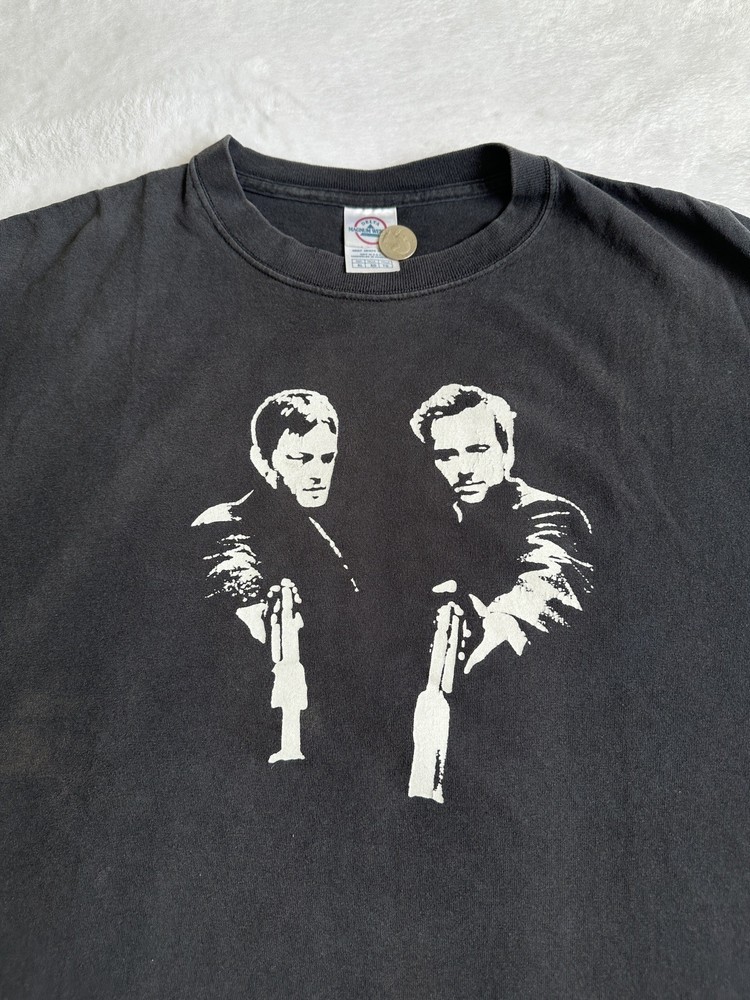 Vintage The Boondock Saints T-Shirt Men's  Graphic Movie Promo 90s Black