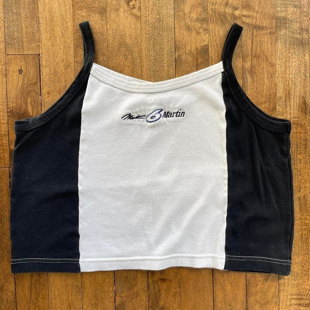 Women's Vintage Racer Cropped Tank Top