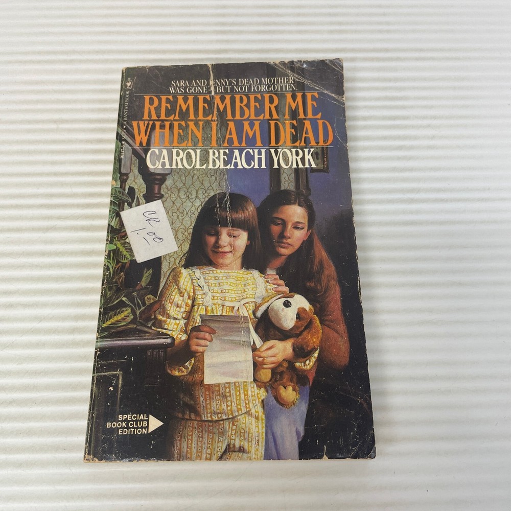 Remember Me When I'm Dead Children Drama Paperback Book by Carol Beach York 1981
