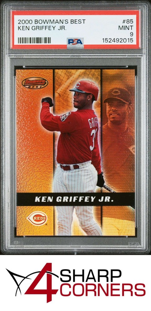 2000 Bowman's Best #85 Ken Griffey Jr. Reds Hof Psa 9Get unbeatable industry-low consignment rates at 4SC!