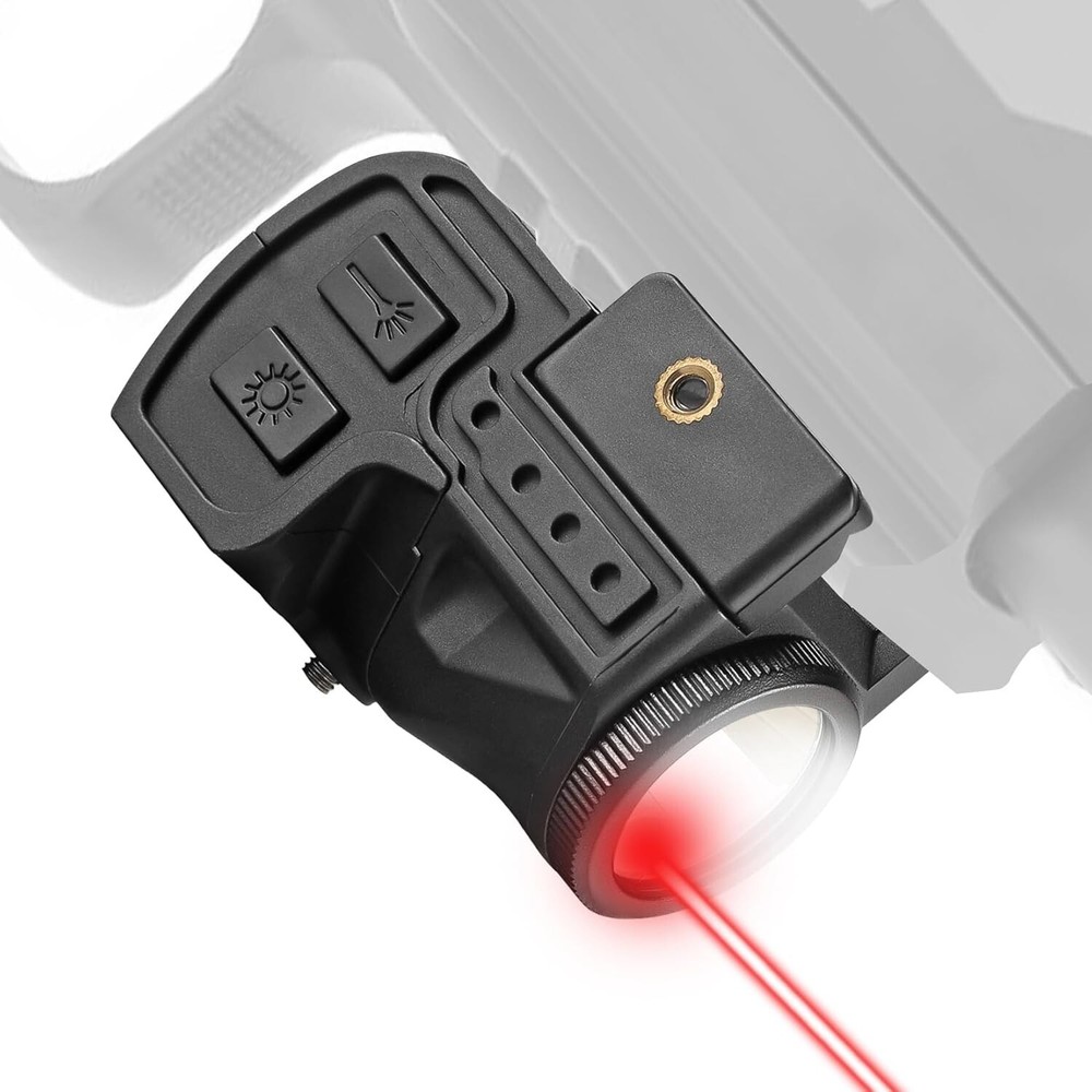 500 Lumens Pistol Laser Light w/ Tactical Flashlight Combo for Handguns & Pistol