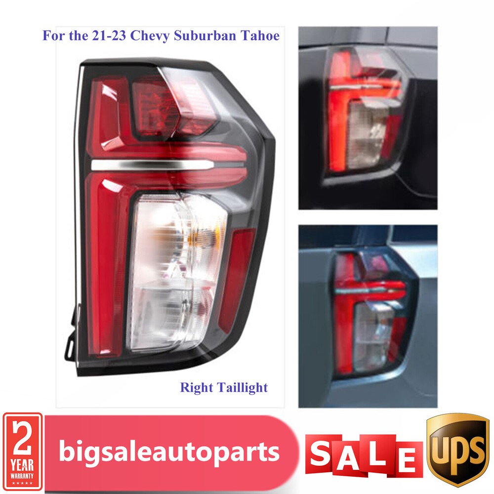 Passenger Side LED Tail light For Chevrolet 2021-2023 Suburban Tahoe Rear Lamp