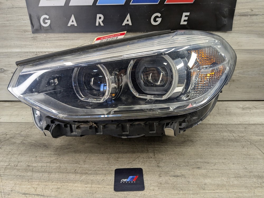 OEM BMW G01 G02 X3 X4 Left Driver AHL LED Headlight with Modules 18-21  