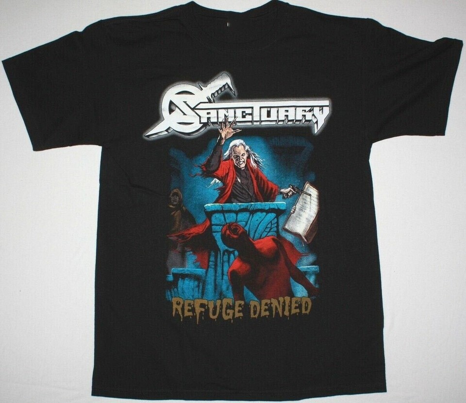 SANCTUARY BAND REFUGE DENIED NEW Rare Black Men S-234XL T-shirt