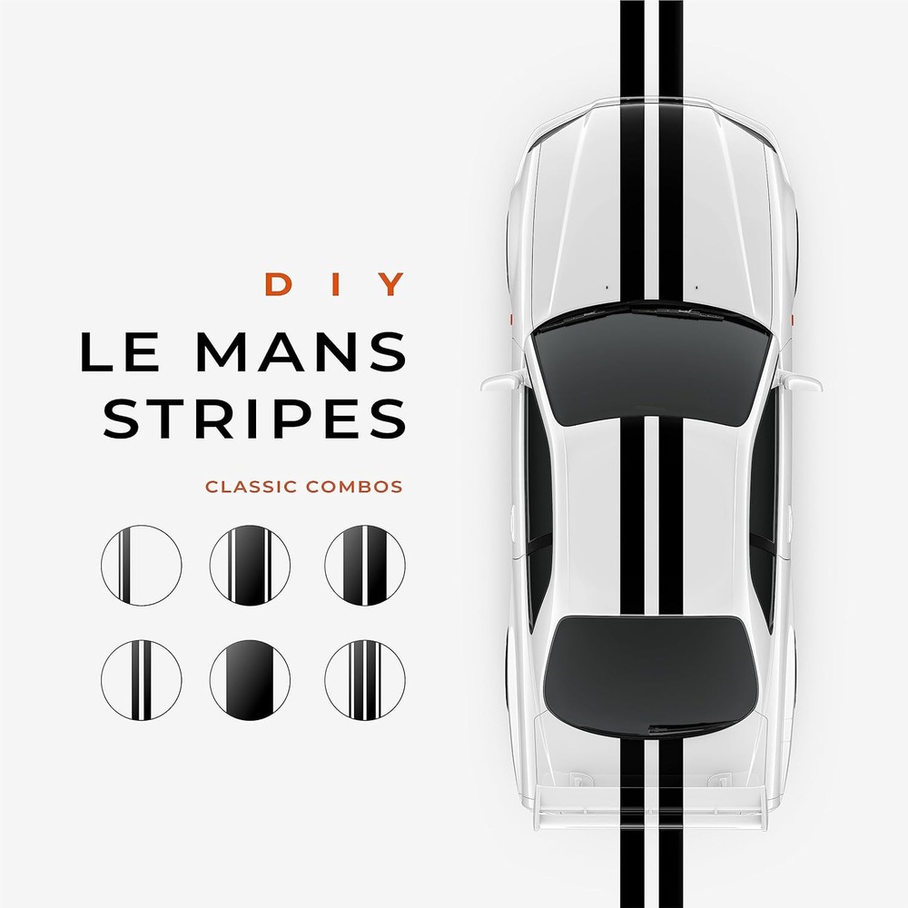 3M 1080 Black Gloss Vinyl Detailing Wrap Pinstriping Tape 20ft Roll (1/2 Inch x