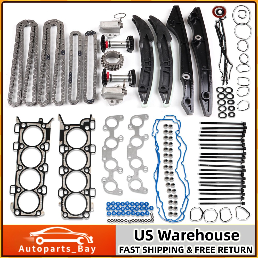 Timing Chain Head Gaskets M11 Bolts Kit For 2011-2014 Ford F-150 Mustang 5.0L V8