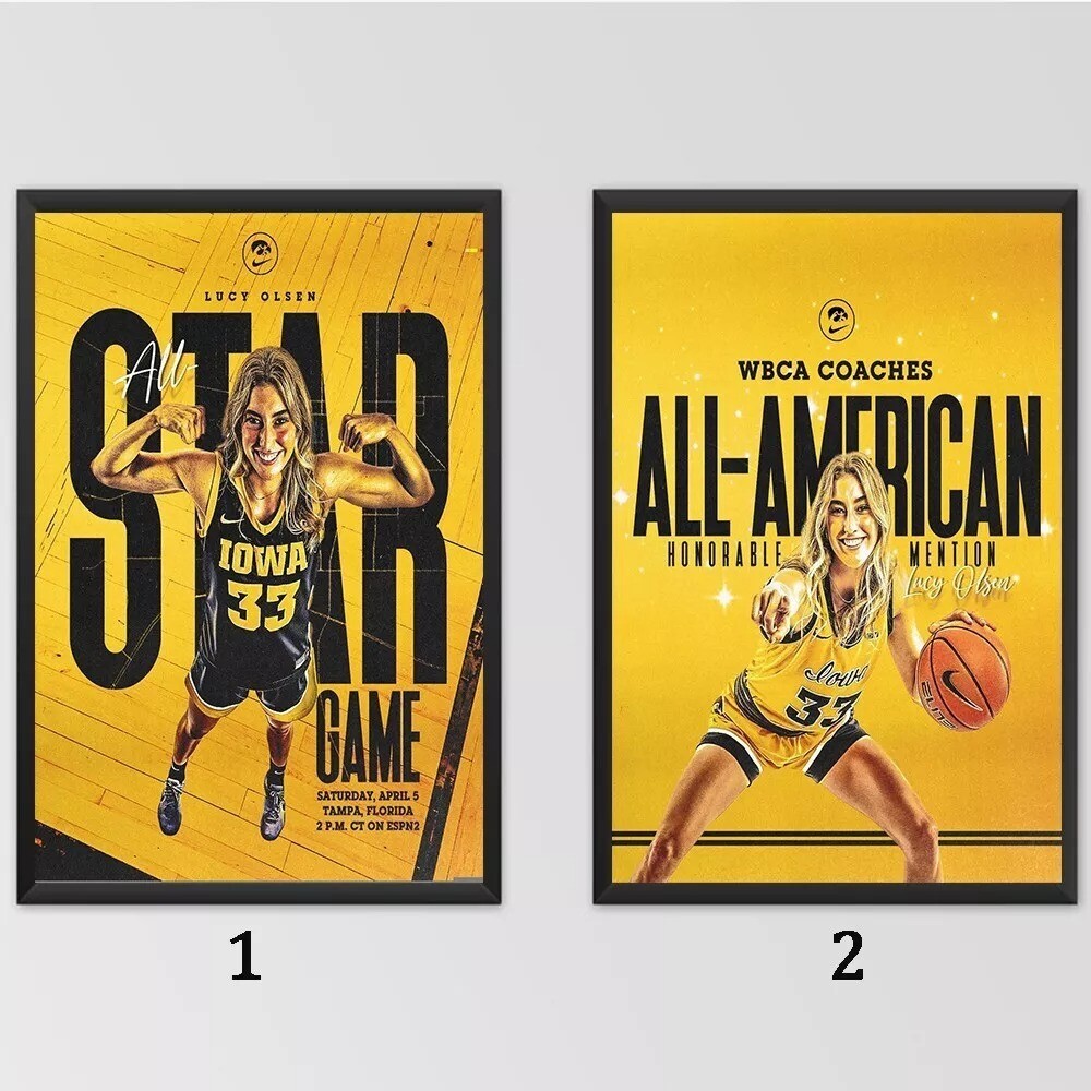 Lucy Olsen Has Been All American Honorable Mention WBCA Coaches 2025 Poster