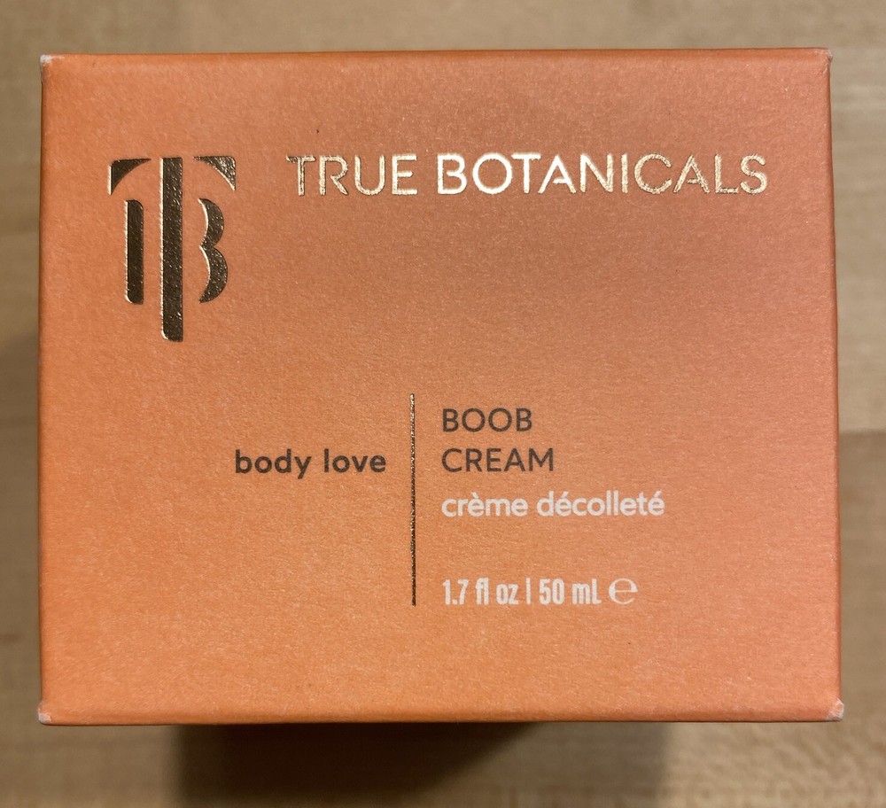 True Botanicals Body Love ~ Boob Cream ~  1.7 Fl Oz / 50mL