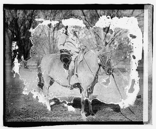 Photo:Catherine Augusta McCormick,Girl Horseback Riding,1920