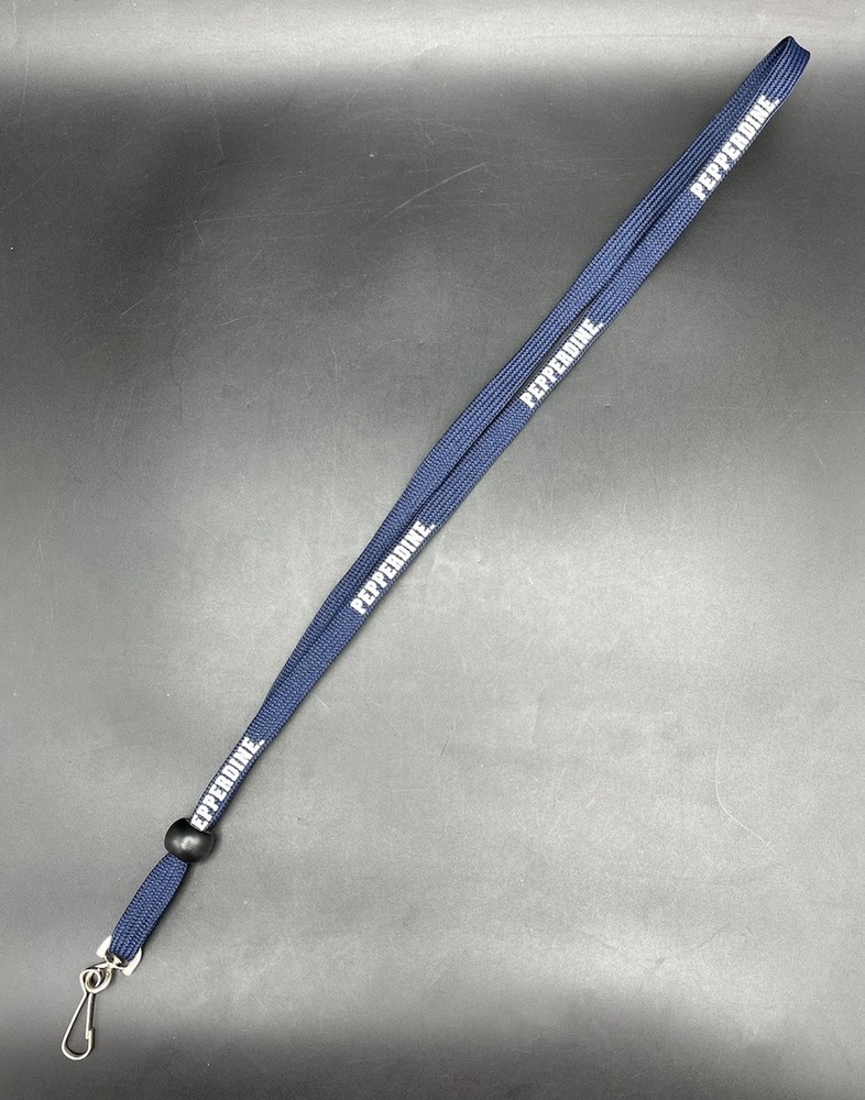 Pepperdine Waves Navy Blue NCAA Lanyard Keychain ID Holder