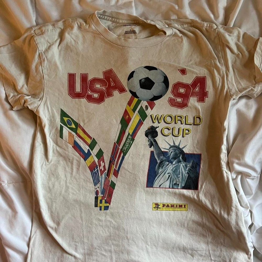 90s USA 94 WC Soccer Football Retro T-Shirt S-5XL