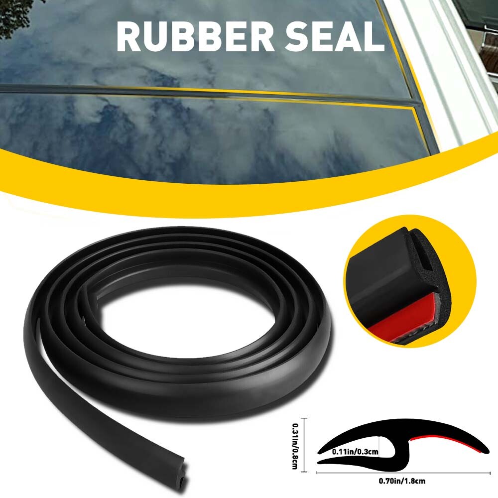 10ft Car Windshield Seal Trim Rubber Cover Molding for Toyota Models