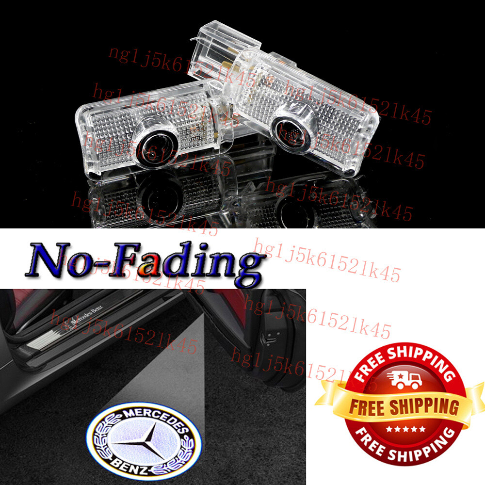 Car LED Puddle Projector Ghost Laser Door lights For ML/GL/R-Class 2006-2012