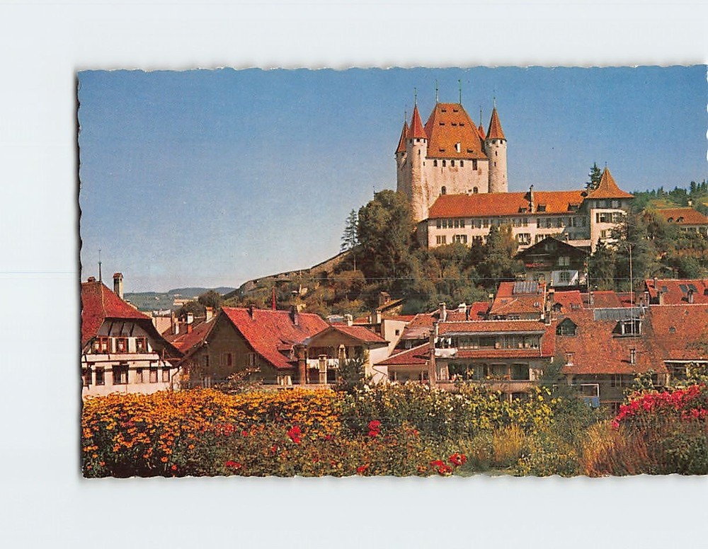 Postcard Thun Castle Thun Switzerland