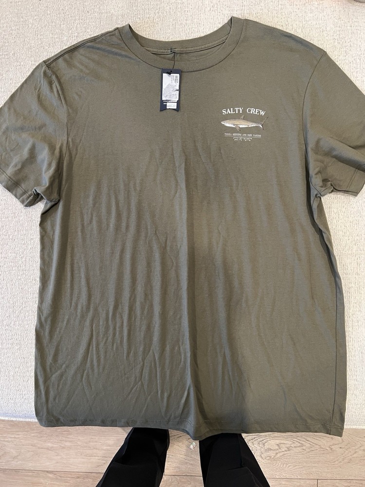 Salty Crew Men's Short Sleeve T-Shirt Size XL Green
