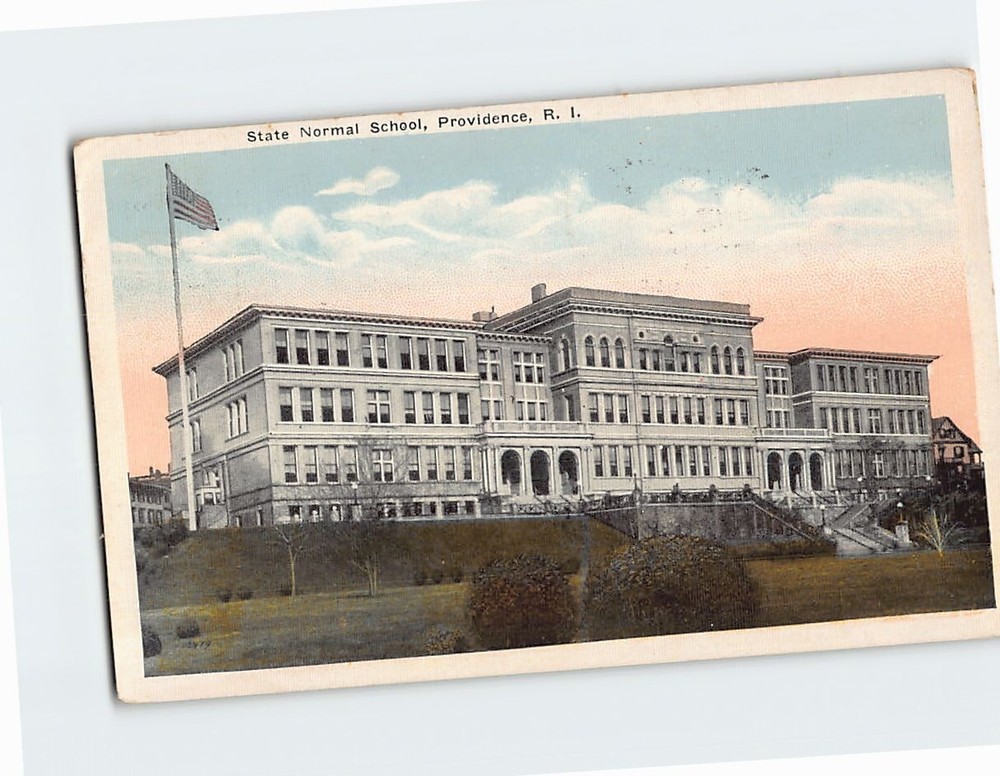 Postcard  State Normal School Providence Rhode Island