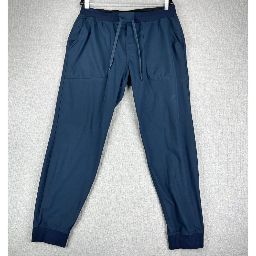 Lululemon ABC Jogger Mens Large 32X29 Blue Tech Performance Athletic Pants