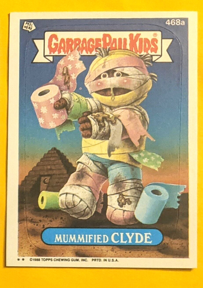 1988 Garbage Pail Kids OS12 14 singles  (470a-491b) .