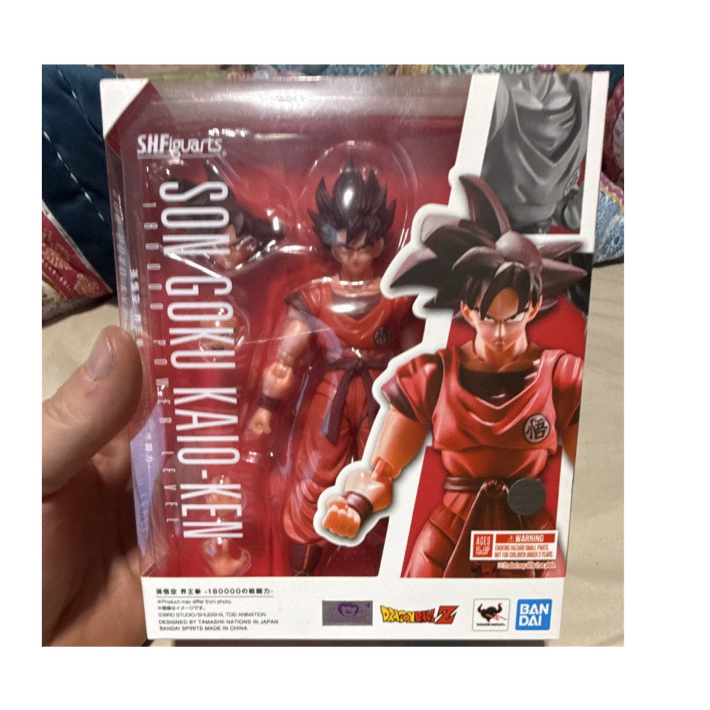 S.H.Figuarts Son Goku Kaio-Ken Articulated Boxed Figure Dragon Ball Z
