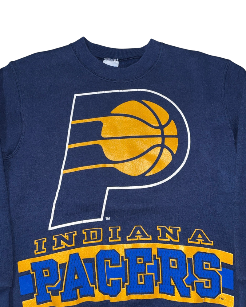 Vintage 90s Indiana Pacers All Over Print Salem Sportswear Sweatshirt Small