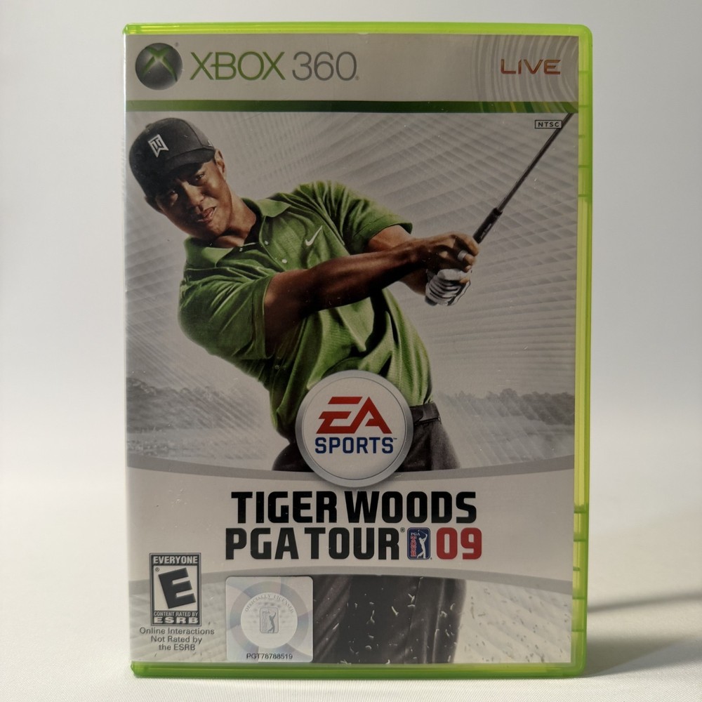 Tiger Woods PGA Tour 09 Xbox 360 EA Sports Golf Simulation Video Game CIB