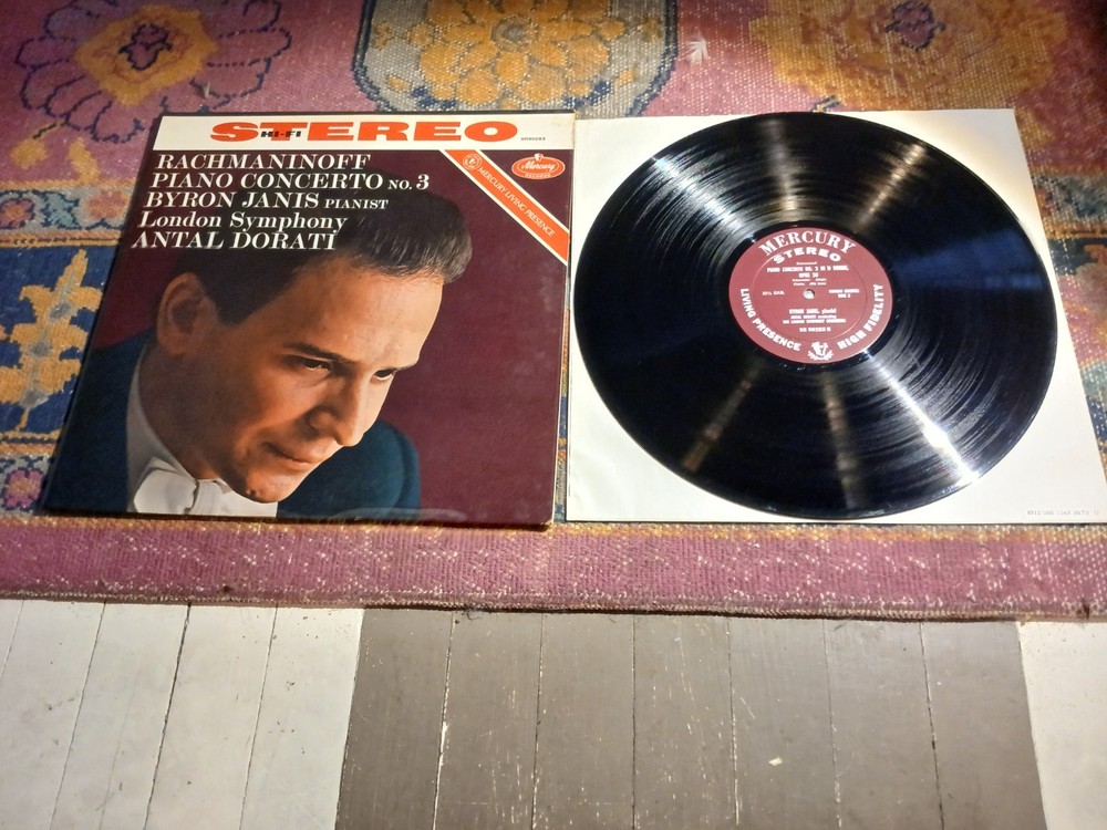 Byron Janis/Rachmaninoff:piano Conc #3/Mercury Cb Living Presence Stereo