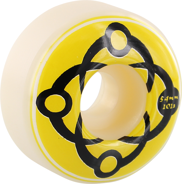 SATORI BIG LINK 54mm 101a WHT/YEL/BLK WHEELS SET
