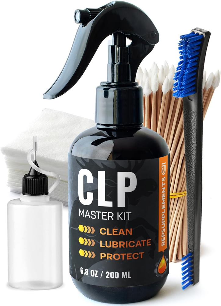 Clp Gun Cleaning Oil Kit 3-In-1 Cleans, Lubes, Protects - 6.8 Oz Sprayer Clp Gun