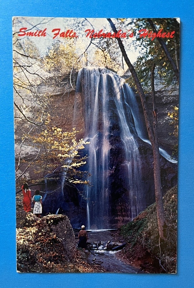 Nebraska NE Valentine Smith Falls Postcard