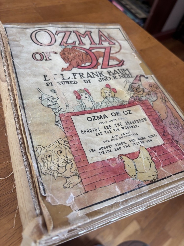 Ozma of Oz by L. Frank Baum, Illus. John R. Neill Hardcover 1907