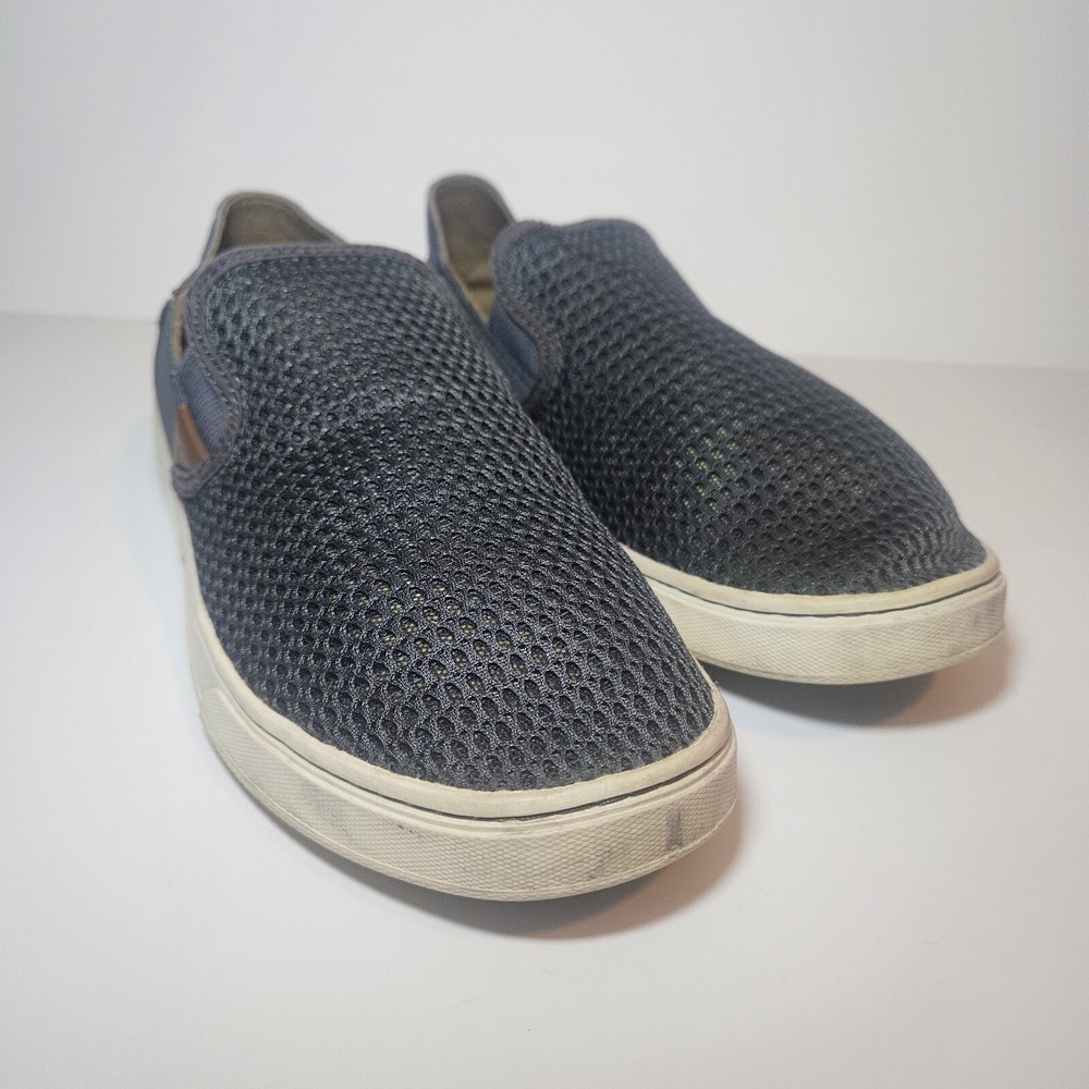 Olukai Womens Pehuea Womens Size US 7.5 Gray Mesh Slip On Casual Loafers Shoes