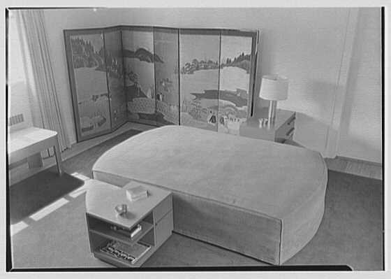 George R. Dyer, residence in Brookville, Long Island. Guest room no. 2