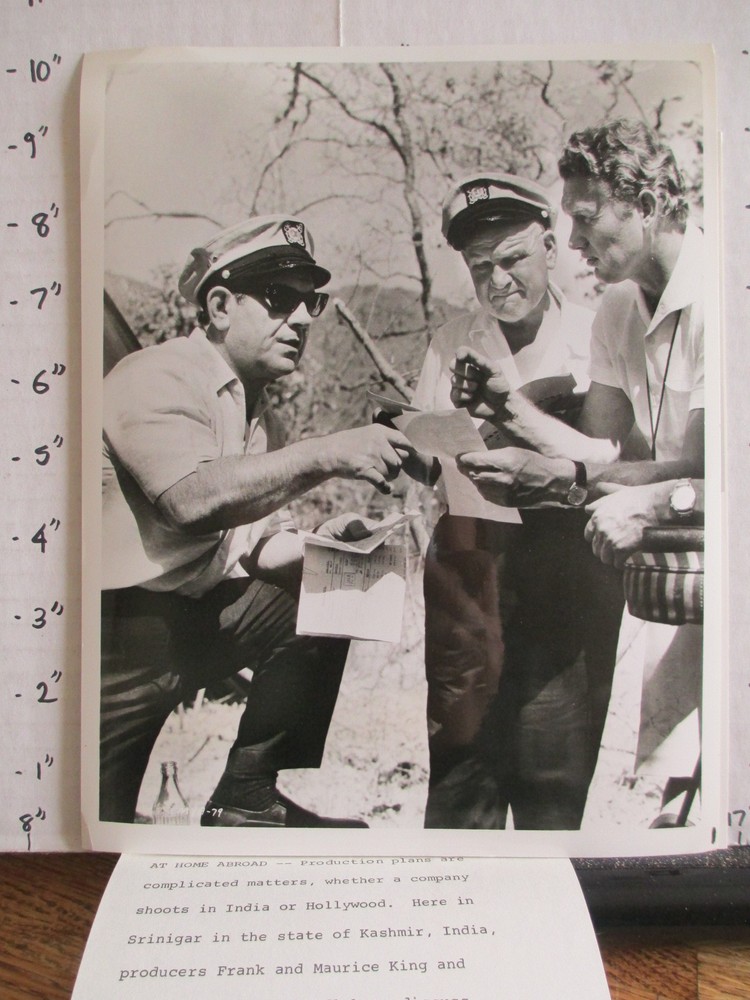 1967 NBC TV show photo with MAYA Frank King Maurice King Gunter Sentfleben cameraman