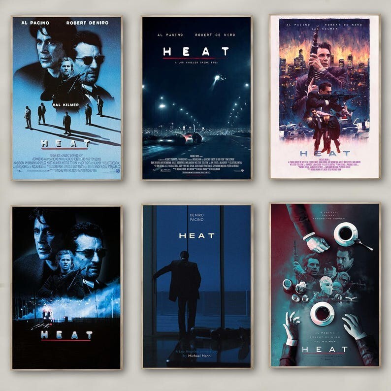 Heat Movie Poster, High quality Movie Wall Art - No Frame