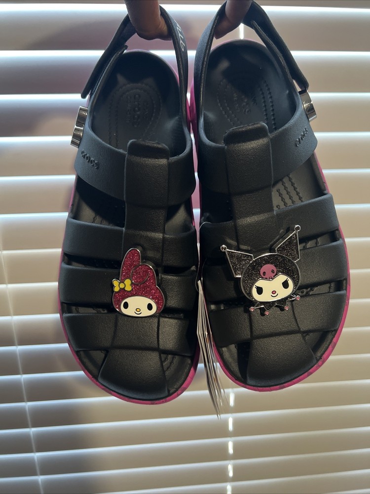 Crocs Hello Kitty Friends My Melody Kuromi Sandal Women Size 8