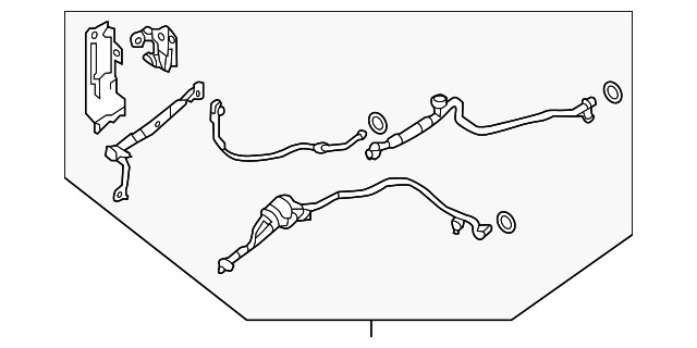 Genuine Nissan A/C Pipe 92441-3NK0BNew OEM NISSAN Part QTY 1(Please Provide VIN)
