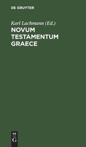 Novum Testamentum Graece (Hardback)