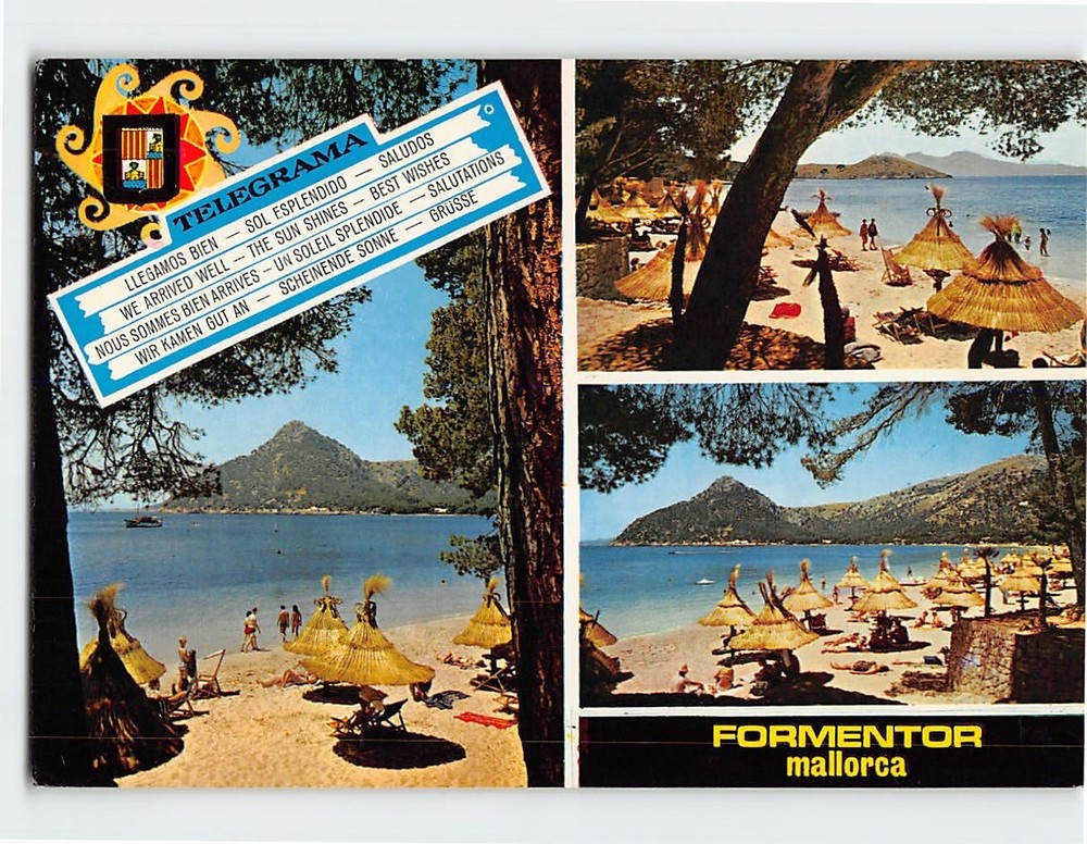 Postcard Formentor Spain