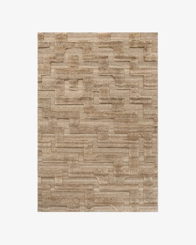 Brown Mix Rug - Hand Tufted Rug Wool area Rug any size available