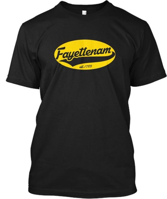 Fayettenam Baseball T-Shirt Made in the USA Size S to 5XL